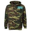 Unisex Camo Fleece Hoodie Sweatshirt Thumbnail
