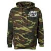 Unisex Camo Fleece Hoodie Sweatshirt Thumbnail