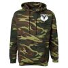 Unisex Camo Fleece Hoodie Sweatshirt Thumbnail