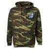 Unisex Camo Fleece Hoodie Sweatshirt Thumbnail