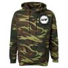 Unisex Camo Fleece Hoodie Sweatshirt Thumbnail