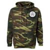Unisex Camo Fleece Hoodie Sweatshirt Thumbnail