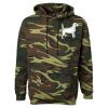Unisex Camo Fleece Hoodie Sweatshirt Thumbnail