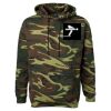Unisex Camo Fleece Hoodie Sweatshirt Thumbnail