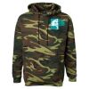 Unisex Camo Fleece Hoodie Sweatshirt Thumbnail