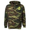 Unisex Camo Fleece Hoodie Sweatshirt Thumbnail