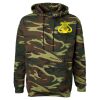 Unisex Camo Fleece Hoodie Sweatshirt Thumbnail
