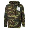 Unisex Camo Fleece Hoodie Sweatshirt Thumbnail