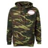 Unisex Camo Fleece Hoodie Sweatshirt Thumbnail