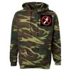 Unisex Camo Fleece Hoodie Sweatshirt Thumbnail