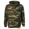 Unisex Camo Fleece Hoodie Sweatshirt Thumbnail