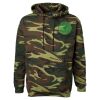 Unisex Camo Fleece Hoodie Sweatshirt Thumbnail