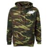 Unisex Camo Fleece Hoodie Sweatshirt Thumbnail