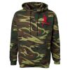 Unisex Camo Fleece Hoodie Sweatshirt Thumbnail
