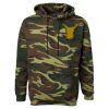 Unisex Camo Fleece Hoodie Sweatshirt Thumbnail