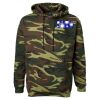 Unisex Camo Fleece Hoodie Sweatshirt Thumbnail
