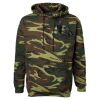 Unisex Camo Fleece Hoodie Sweatshirt Thumbnail