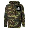 Unisex Camo Fleece Hoodie Sweatshirt Thumbnail