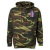 Unisex Camo Fleece Hoodie Sweatshirt Thumbnail
