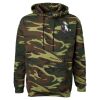 Unisex Camo Fleece Hoodie Sweatshirt Thumbnail