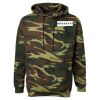 Unisex Camo Fleece Hoodie Sweatshirt Thumbnail