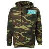 Unisex Camo Fleece Hoodie Sweatshirt Thumbnail