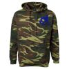 Unisex Camo Fleece Hoodie Sweatshirt Thumbnail