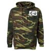 Unisex Camo Fleece Hoodie Sweatshirt Thumbnail