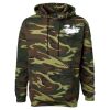 Unisex Camo Fleece Hoodie Sweatshirt Thumbnail