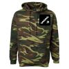 Unisex Camo Fleece Hoodie Sweatshirt Thumbnail