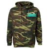 Unisex Camo Fleece Hoodie Sweatshirt Thumbnail