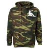 Unisex Camo Fleece Hoodie Sweatshirt Thumbnail