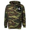 Unisex Camo Fleece Hoodie Sweatshirt Thumbnail