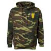 Unisex Camo Fleece Hoodie Sweatshirt Thumbnail
