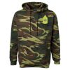 Unisex Camo Fleece Hoodie Sweatshirt Thumbnail