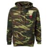 Unisex Camo Fleece Hoodie Sweatshirt Thumbnail