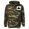 Unisex Camo Fleece Hoodie Sweatshirt Thumbnail