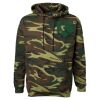 Unisex Camo Fleece Hoodie Sweatshirt Thumbnail