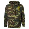 Unisex Camo Fleece Hoodie Sweatshirt Thumbnail
