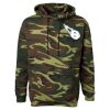 Unisex Camo Fleece Hoodie Sweatshirt Thumbnail