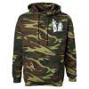 Unisex Camo Fleece Hoodie Sweatshirt Thumbnail