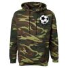 Unisex Camo Fleece Hoodie Sweatshirt Thumbnail