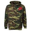 Unisex Camo Fleece Hoodie Sweatshirt Thumbnail