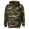 Unisex Camo Fleece Hoodie Sweatshirt Thumbnail