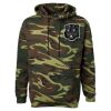 Unisex Camo Fleece Hoodie Sweatshirt Thumbnail