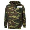 Unisex Camo Fleece Hoodie Sweatshirt Thumbnail