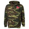 Unisex Camo Fleece Hoodie Sweatshirt Thumbnail