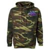 Unisex Camo Fleece Hoodie Sweatshirt Thumbnail