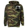 Unisex Camo Fleece Hoodie Sweatshirt Thumbnail