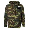 Unisex Camo Fleece Hoodie Sweatshirt Thumbnail